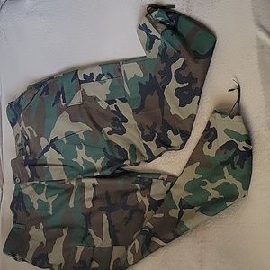 Mens Cargo Pants Camo Military Fatigue Pant Camouflage Hunting Combat Pa…